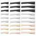 CHGCRAFT 3 size 30 pieces metal crocodile alligator hair clip Barrette hair non slip diy accessories hair clip for women and girls gold