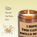 Soy Wax Lavender Aromatherapy Scented Candle Gift for Women - 200g Handmade, Long-Lasting - Perfect Funny Gift for Friend - 50 Hours Burn Time - Buy Online on GoSupps.com