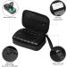 Weekly PU Leather Pill Organizer Case - AM PM Daily 2 Times a Day Vitamin Fish Oil Supplement & Medicine Holder (Black) - International Shipping Available - Buy Online on GoSupps.com