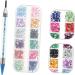 Healeved 2 Sets Rhinestones Picker Flatback Rhinestones Blue Suit Gem Beads Crystal Rhinestones Dotting Tools Crystals Beads Jewel Picker Crystal Ab Rhinestones Nail Drilling Pen - Buy Online on GoSupps.com