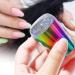 Brussel Colorful Rainbow Silicone Nail Stamp - 1x Jelly Nail Art Stamping Plate & Manicure Templates (Image Plate Stamp 2#) | International Shipping Available - Buy Online on GoSupps.com