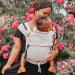Hoppediz Baby Carrier Primeo - Organic Cotton Newborn Front & Back Carrier | Djerba Design | One Size - Buy Online on GoSupps.com