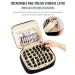 Portable Double Layer Nail Polish Organizer Case - Holds Up to 42 Bottles - Travel-Friendly - Black Manicure Storage Bag - Buy Online on GoSupps.com