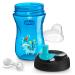 Chicco Sport Spout Trainer Sippy Cup | Spill-Free | 9 Months+ | Teal/Blue | 2 Count - Buy Online on GoSupps.com