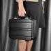 Shop Sumnacon Black Cosmetic Case - Large Waterproof Makeup Bag with Handle for Women & Girls | Ideal for Travel & Vacation - Buy Online on GoSupps.com