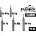 Buy Paradox Fishing Drop Shot Lead Set | 25 Pieces (3.5g/5g/7g/10g/14g) with Box | High-Quality Fishing Weights for Drop Shotting - Ideal for Anglers - Buy Online on GoSupps.com