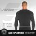 Elite Sports Men's BJJ Rash Guard - Black, Large | No GI MMA Ranked Compression Shirt - Buy Online on GoSupps.com