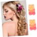 Anneome 50pcs Earrings Headwear Bear Hair Clips Accessories Glittering Head Ties Headdress Diy Gradient - Buy Online on GoSupps.com