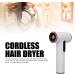 Cordless Hair Dryer 200W Fast Drying Portable Blow Dryer with Nozzle USB Rechargeable 15000mAh Travel Hair Dryer for Women Men Outdoor Camping Beaches Dormitory Travel Outdoor US Plug - Buy Online on GoSupps.com