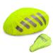 ZYXBBD Bicycle Helmet Rain Cover & Saddle Cover Set - Rain Cover Bicycle Waterproof Reflectors Helmet Rain Cover for All Helmets Green
