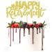 Keaziu 1PCS Happy Retirement Cake Toppers New Journey Begins Welcome 7 day Weekend Adventure Begins Cupcake Picks Retirement Theme Farewell Birthday Party Cake Decorations Supplies Gold Gold 1-2024