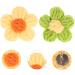 Operitacx 10pcs Hairpin Accessories Ribbon Kids Hair Pins Diy Brooch Supplies Bubble Flower Toddler Phone Case Assorted Color 1 4X4cm - Buy Online on GoSupps.com