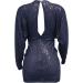 Elegant Hanxiulin Blue Bodycon Party Dress for Women - Glitter Velvet Cocktail Evening Dress XL - Buy Online on GoSupps.com