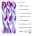 Fanfyfyu Ombre Braiding Hair - 3 Pack Kanekalon Jumbo Braid Extensions 24 Inch Box Braids for Stunning Hair Art - Buy Online on GoSupps.com