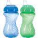 Nuby 2-Pack No-Spill Easy Grip Cup 10oz - Assorted Colors | Leak-Proof Design - Buy Online on GoSupps.com