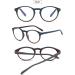 Vevesmundo Anti Blue Light Reading Glasses for Men & Women - Retro Full-Rim Visual Aid with Spring Hinges & 2.0x Blue Light Filter - Buy Online on GoSupps.com