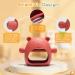 Silicone Teething Toys for Babies 0-12 Months - 3 Pack Bear Buddy Hand Teether | Mushroom Infant Chew Toy for Teething Relief - Dishwasher & Freezer Safe - Claret & Yellow & Green - Buy Online on GoSupps.com