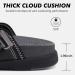 COFACE Men's Outdoor Sport Sandals - Lightweight Trekking & Beach Sandals with Arch Support - 48 EU Black - Buy Online on GoSupps.com