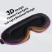3D Contoured Light Blocking Sleep Eye Mask for Women and Men - Soft & Comfortable - Purple - Buy Online on GoSupps.com