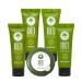 Roots Aromatherapy Eucalyptus Tea Hotel Soaps and Toiletries Tubes Bulk Set | Shampoo & Conditioner Body Wash Body Lotion & Bar Soap Travel Size | 150 Pieces