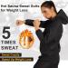 Bingrong Women Sauna Shirt - Thermo Long-Sleeved Training Suit for Fitness & Weight Loss | Quick Drying Body Shaper & Waist Trainer in Black - Shop Now! - Buy Online on GoSupps.com