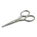Mont Bleu Ear & Nose Hair Scissors Straight Blades Carbon Steel Made in Italy Straight 9 cm/3 "