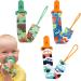Aizuoni Pacifier Clips - Soft Fabric Pacifier Chains for Babies & Kids | Secure Stylish & Durable - Buy Online on GoSupps.com