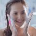 VOCOSTE Silicone Face Scrubber Exfoliator - Soft Cleansing Brush & Facial Wash Tool in Rose Red | Perfect for Gentle Exfoliation - Buy Online on GoSupps.com