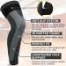 Beister Compression Leg Sleeves with Elastic Straps - XL Black - for Men & Women - Extra Long Knee Braces for Basketball, Football, Joint Pain - Buy Online on GoSupps.com
