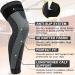 Beister Compression Full Leg Sleeves with Knee Support Straps - Black Large (Pair) | For Knee Pain, Arthritis, Joint & Leg Pain, Varicose Veins, Edema - Men & Women - Buy Online on GoSupps.com