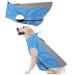 Plus Po raincoat for dogs waterproof hundred clasp for small dogs dog dog raincoat waterproof with hooded dog full of raincoat blue l blue l