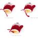 Cute Fox Knitting Short Gloves for Toddler Kids | Winter Thermal Plush Lining | 1-3 Yrs | Red - Buy Online on GoSupps.com