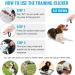 Dogs Clicker 2 Pcs Diyife Clickers for Dog Training with Wrist Strap Clicker Training for Dog Puppy Cat (Blue&White) 2 pack Blue & White - Buy Online on GoSupps.com