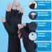 SHIFANQI Copper Long Arthritis Gloves - Compression Glove for Carpal Tunnel Pain Relief - Medium Black (1 Pair) - Buy Online on GoSupps.com