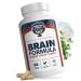 AMERICAN VITALITY Brain Formula with Niacin Vitamin B6 & GABA Provides Nutritional Support for Brain Health & Mental Performance* 60 Capsules