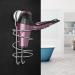 Hair Dryer Holder with Powerful Vacuum Suction Cup - Spiral-Shaped Hair Dryer Rack - Buy Online on GoSupps.com