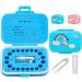 Kids Tooth Keepsake Box - Blue Tooth Holder for Lost Teeth - Teeth Storage Container for Tooth Fairy - Baby Teeth Keepsake - Buy Online on GoSupps.com