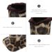 Milists Plush-Dressed Anti-Scratch Leather Glasses Holder - Silver Leopard for Desks & Bedside Tables | Shop Internationally - Buy Online on GoSupps.com