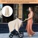TYVOM Nursing Cover - Soft Beige Cotton Breastfeeding & Baby Car Seat Cover - Buy Online on GoSupps.com