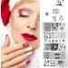 Herbests 5 PCs DIY Nail Art Stamping Set - Christmas & Halloween Steel Plates for Manicure - Perfect Gift for Women & Girls - Buy Online on GoSupps.com