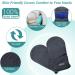 voligo Microwavable Heated Mittens  Hot and Cold Hand Therapy Gloves  Heat Arthritis Gloves for Hands Warmer Therapy and Trigger Fingers Pain Relief & Carpal Tunnel Fit for Many Hand Sizes (Gray) Dark Gray - Buy Online on GoSupps.com
