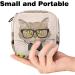 Javenproeqt Portable Women's Binding Bags | Menstrual Cup Pocket & Pads | Perfect for Teenage Girls | Hand-Drawn Cat Design - Buy Online on GoSupps.com