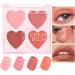 Palette de Fard Joues Maquillage Palette Blush Contour Et Lumi re | Maquillage R sistant aux Traces pour v nements Voyage et Mariage - Cosm tiques Beaut  - Buy Online on GoSupps.com