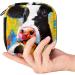 Menstrual Bags for Women & Girls - Zippered Sanitary Napkin & Tampon Collection Bags - Cute Animal Cow Watercolor Design - Buy Online on GoSupps.com