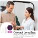 Lurrose Violet Contact Lens Container Kit - Travel Case & Organizer for Eyewear Accessories | Eye Care Box 7.5x3cm Purple - Buy Online on GoSupps.com
