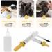 Buy Breeding Bottle for Puppies & Kittens | Silicone Nipple Pet Feeding Bottle with Syringes - Ideal for Dogs & Cats - Yellow - Buy Online on GoSupps.com