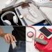Tablet Pill Box for Vitamins & Medications - Small Portable Tight-Seal Design | White Gray - Buy Online on GoSupps.com