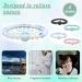 Anti Motion Sickness Bands - 4PC Acupressure Bracelet for Travel & Car Sickness Relief - Buy Online on GoSupps.com