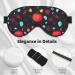 Pumpkin Flowers Unisex Adjustable Buckle Blackout Sleep Eye Mask - Ideal for Home Travel Yoga & Office Naps - Buy Online on GoSupps.com