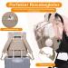 Kumini Wrap Backpack Love2024 | Stylish Diaper Bag & Mama Bag | Multifunctional Beige/Khaki Baby Backpack for Moms - Buy Online on GoSupps.com